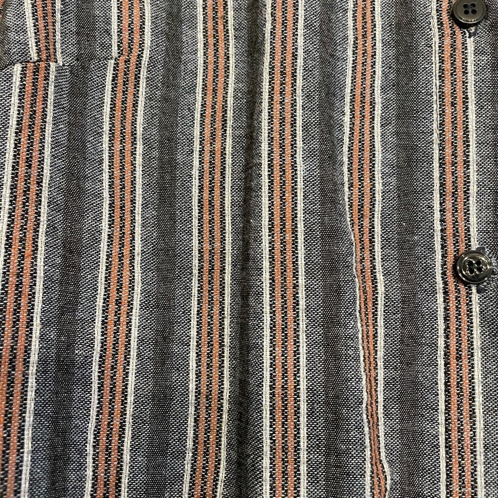 Hem & Thread Button-Up, Peplum Top - image 2